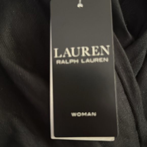LAUREN RALPH LAUREN Plus size 16W Pleated Linen-Blend Twill Wide-Leg Pants NWT - Picture 9 of 13